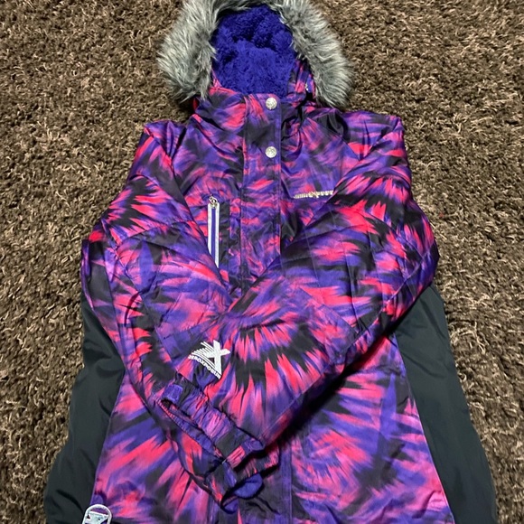 ZeroXPosur girls size 14 Large purple & pink - Picture 2 of 3
